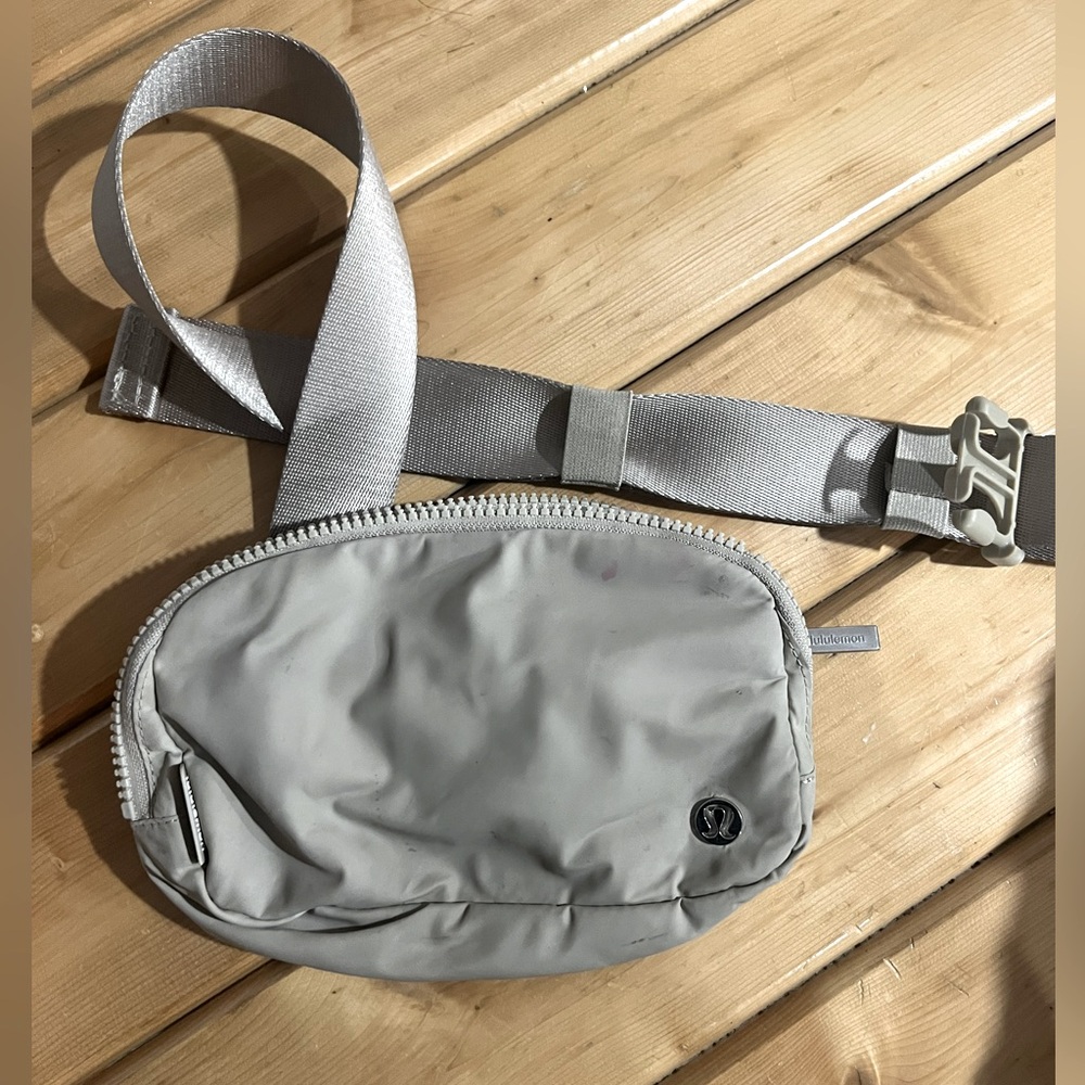 Lululemon beige cross body bag